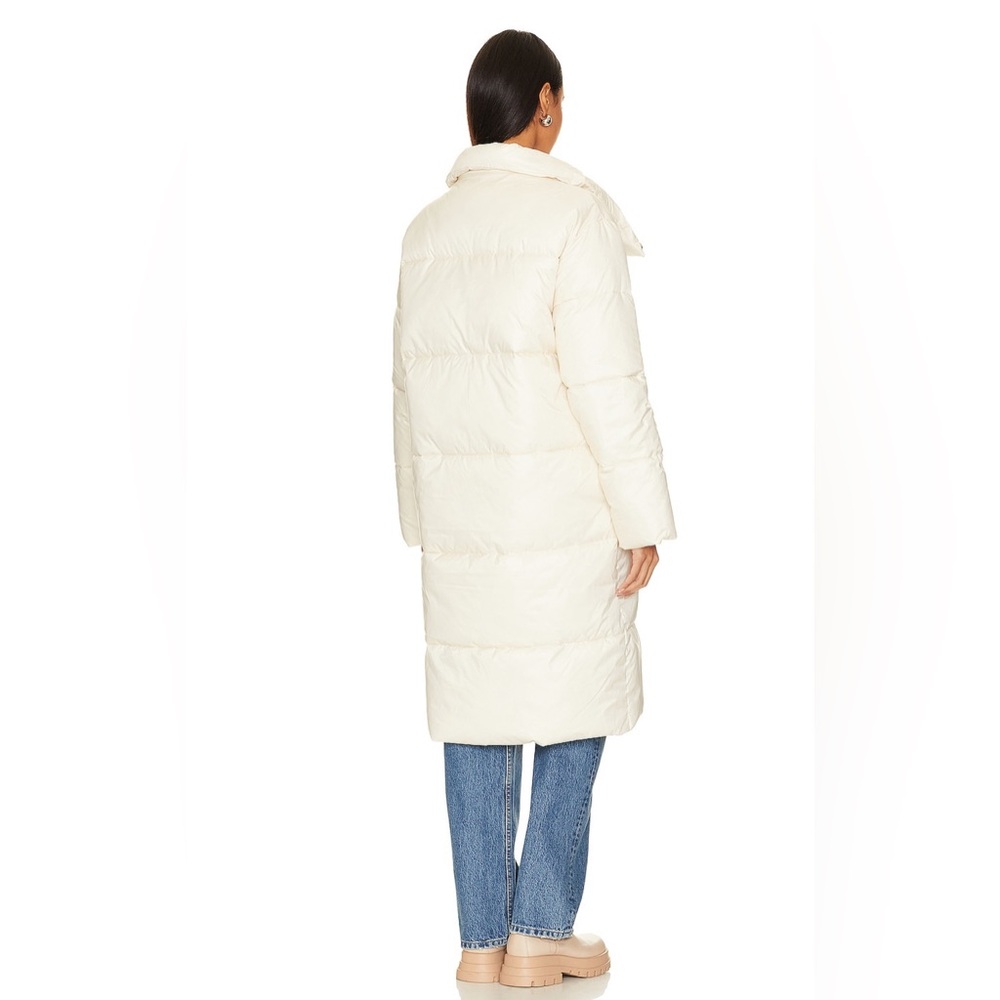 NWOT- L'Academie Marlon Puffer Coat in Ivory- Size Small - Picture 5 of 7